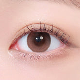 Lenstown Odd I's M plain odd Apricot Monthly Lenses (1 Pack)